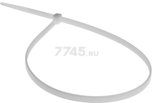 Хомут-стяжка 2,5х120 мм белый 100 штук (SMP-66355-100)