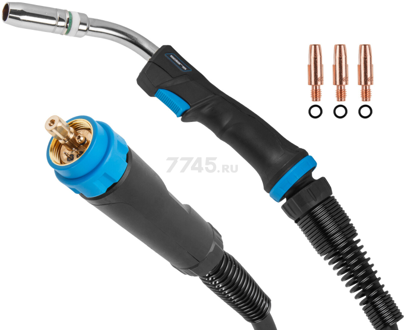 Горелка сварочная MIG MAG SOLARIS WG-25 PRO 3 м 230 А (SL5713-3)