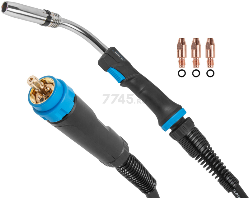 Горелка сварочная MIG MAG SOLARIS WG-36 PRO 3 м 340 А (SL5713-4)