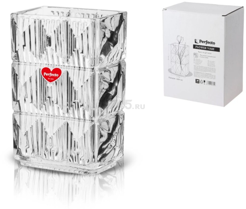 Ваза для цветов PERFECTO LINEA Springtime 19.5х11.5 см (30-135200) - Фото 2