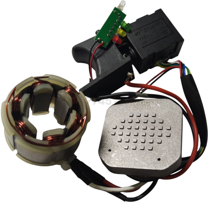 Статор в сборе для дрели-шуруповерта MOLOT MBD1213DLi (MBD1213DLi-10assy)