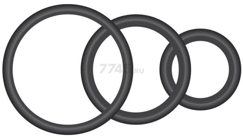 Набор сантехнических колец для американок 1/2", 3/4", 1" AV ENGINEERING 6 штук (AVECA-0009)