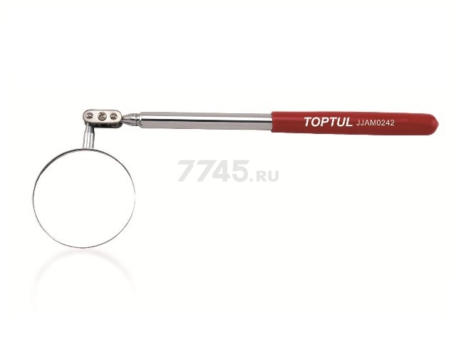 Зеркало телескопическое круглое d 57 мм 283-420 мм TOPTUL (JJAM0242)