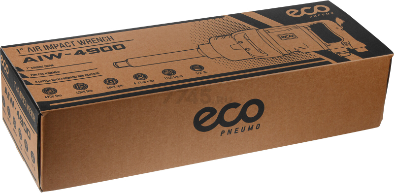 Пневмогайковерт ударный ECO AIW-4900 (EC3914-6) - Фото 21