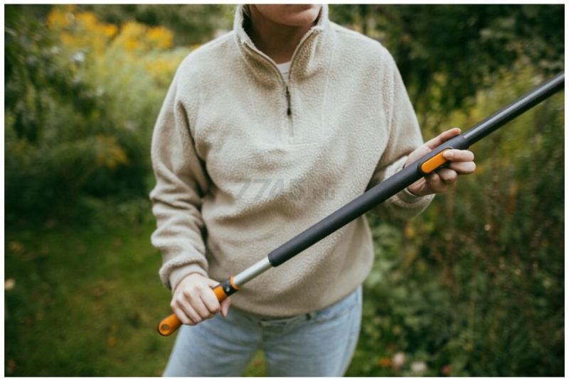 Черенок телескопический FISKARS OneClick М 119-174 см (1080671) - Фото 8