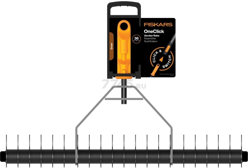 Грабли зубчатые FISKARS OneClick (1080679) - Фото 3