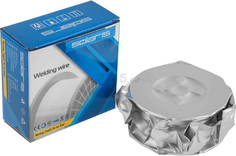 Проволока сварочная 0,8 мм SOLARIS FLUX E308LT0-3 0,5 кг (WM-E308LT03-08005)