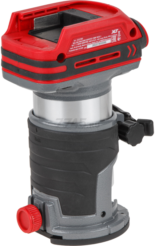 Фрезер кромочный аккумуляторный WORTEX CMM 1835-1 XLT SOLO (2322180)