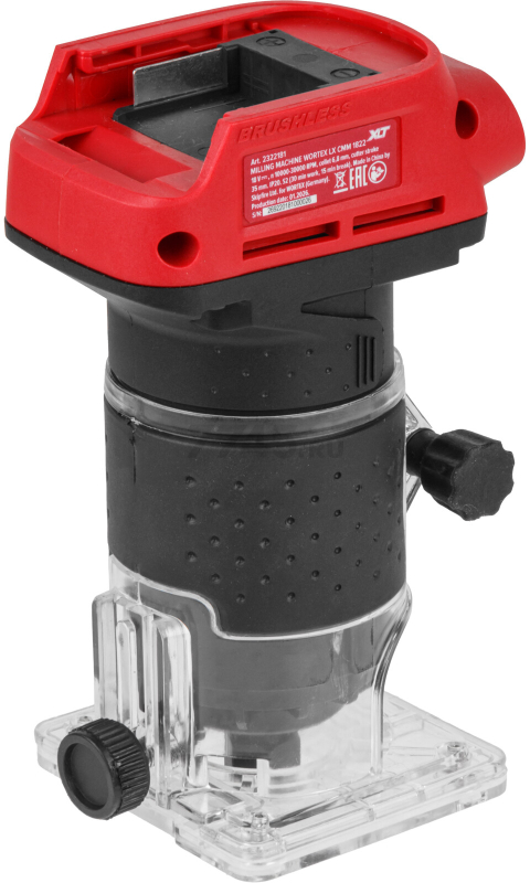 Фрезер кромочный аккумуляторный WORTEX LX CMM 1822 XLT SOLO (2322181)