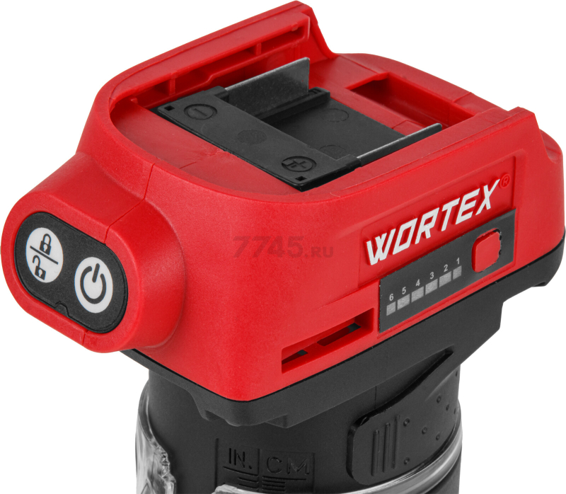 Фрезер кромочный аккумуляторный WORTEX LX CMM 1822 XLT SOLO (2322181) - Фото 5