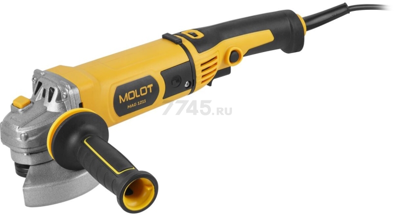 Шлифмашина угловая (болгарка) MOLOT MAG 1211 (2322210) - Фото 3