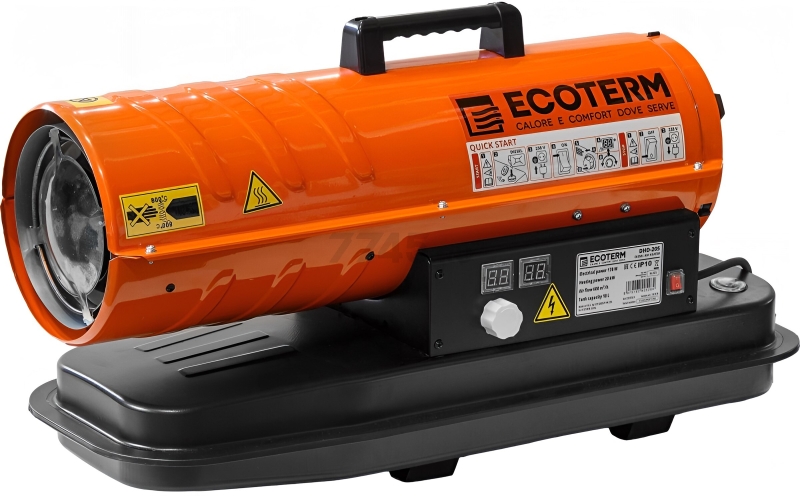 Пушка тепловая дизельная ECOTERM DHD-205 прямой нагрев (ET3726-5)