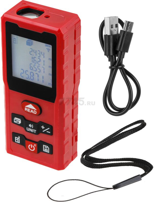 Дальномер лазерный WORTEX LR 6002 в кор., 0,05 – 60, ± 2 мм (2323206)