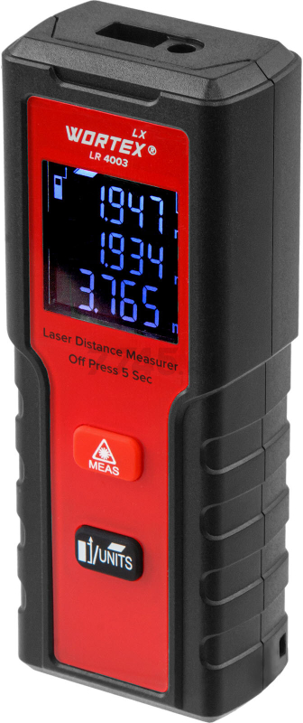 Дальномер лазерный WORTEX LX LR 4003 в кор., 0,05 – 40, ± 2 мм (2323204) - Фото 4