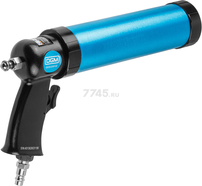 Пневмопистолет для герметика DGM DCG-0310 (DG4013-6) - Фото 3