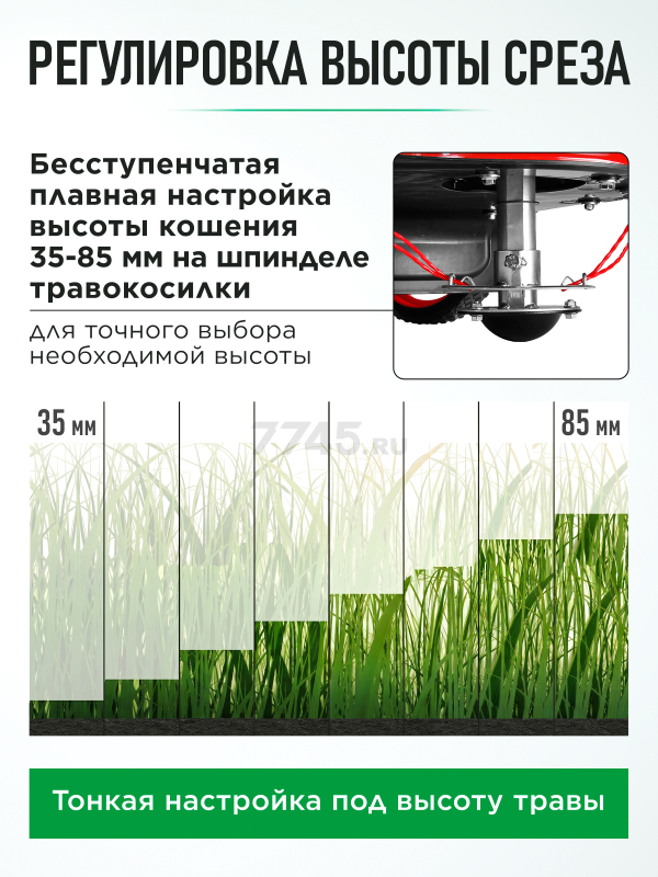 Газонокосилка бензиновая ECO LG-821 (EC2013-1) - Фото 2