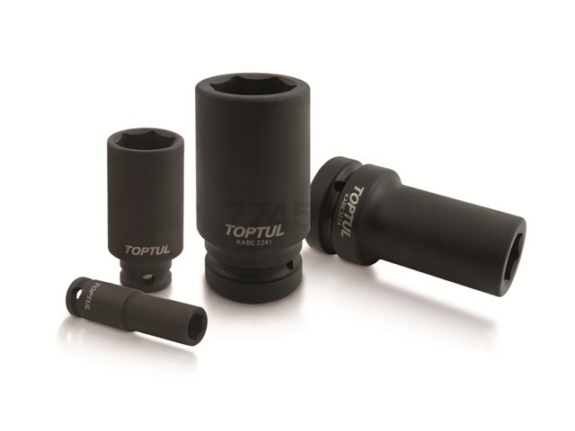 Головка ударная 1/2" 17 мм 6 граней глубокая TOPTUL (KABE1617)
