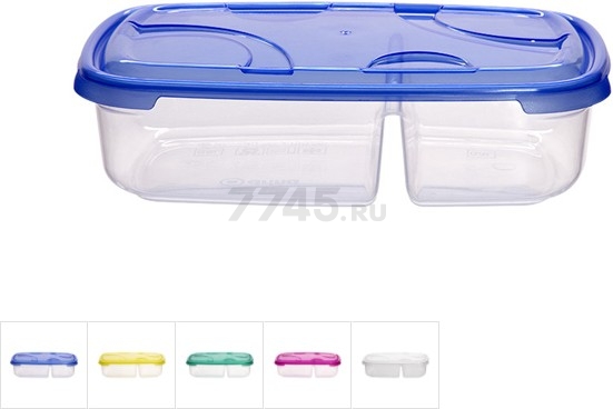 Контейнер пластиковый для обеда DRINA Frigo Plus 0,9 + 0,5 л (10418)