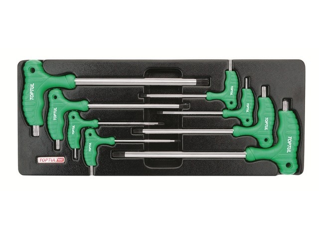 Набор ключей Torx Т10-Т50 8 предметов TOPTUL (GAAT0804)