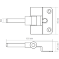 Петля дверная ввертная STARFIX FT-65 белая (SMP-74693-1) - Фото 2