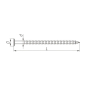 Гвозди ершеные 3,4х70 мм цинк ГОСТ 7811-7120 РМЗ 5 кг (SM-36298-5) - Фото 2