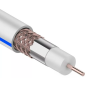 Кабель коаксиальный PROCONNECT LIGHT RG-6U CCS/Al/Al 32 % 75 Ом 100 м белый (01-2251)