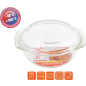 Кастрюля из жаропрочного стекла с крышкой PERFECTO LINEA 1,5 л (11-150010) - Фото 9