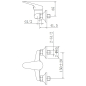 Смеситель для душа AV ENGINEERING AVFCB5-A151 (AVFCB5-A151-203) - Фото 2