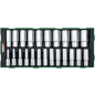 Набор головок 1/2" глубоких 23 передмета TOPTUL (GTB2305)