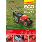 Газонокосилка бензиновая самоходная ECO LG-735 - Фото 7