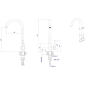 Смеситель для кухни AV ENGINEERING AVZAR4-A304SN (AVZAR4-A304SN-733) - Фото 10