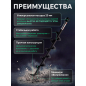 Шнек для мотобура 100х800x20 мм почвенный однозаходный ECO ED-100 - Фото 3