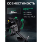 Шнек для мотобура 100х800x20 мм почвенный однозаходный ECO ED-100 - Фото 4