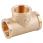 Тройник латунный редукционный 3/4"X1/2"X3/4" AV ENGINEERING (AVE306004)