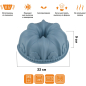 Форма для выпечки силиконовая французский кекс 22х9 см PERFECTO LINEA Bluestone серо-голубой (20-002928) - Фото 2
