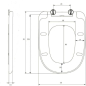 Сиденье для унитаза AV ENGINEERING Comfort (AVWHR203C) - Фото 4