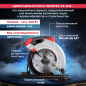 Пила циркулярная WORTEX CS 1915 (CS191500019) - Фото 3