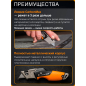 Нож строительный складной FISKARS CarbonMax (1027224) - Фото 2