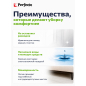 Швабра для пола PERFECTO LINEA Solid с насадкой из микрофибры зеленая (43-492023) - Фото 6