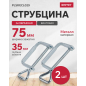 Струбцина винтовая WORTEX 2 штуки (PLSRGCL029)