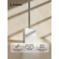 Ершик для унитаза PERFECTO LINEA Element белый (35-618502)