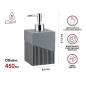 Дозатор для жидкого мыла PERFECTO LINEA Element серый (35-618100) - Фото 8