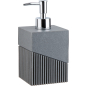 Дозатор для жидкого мыла PERFECTO LINEA Element серый (35-618100) - Фото 7