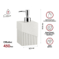 Дозатор для жидкого мыла PERFECTO LINEA Element белый (35-618102) - Фото 8