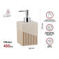 Дозатор для жидкого мыла PERFECTO LINEA Element бежевый (35-618101) - Фото 8