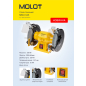 Станок точильный (точило) MOLOT MBG 1525 (MBG152500027) - Фото 2