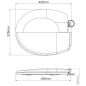 Сиденье для унитаза AV ENGINEERING King (AVE129716) - Фото 9