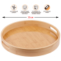 Поднос бамбуковый 35 см PERFECTO LINEA Bamboo (38-350000) - Фото 7