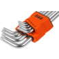Набор ключей Torx T10H-T50H 9 предметов длинных PRO STARTUL (PRO-87109) - Фото 3