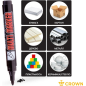 Маркер перманентный фетровый CROWN Multi Marker черный (CPM-800black) - Фото 6